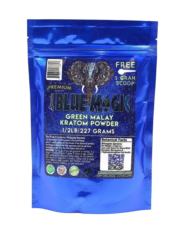 Blue Magic Green Malay Kratom Powder