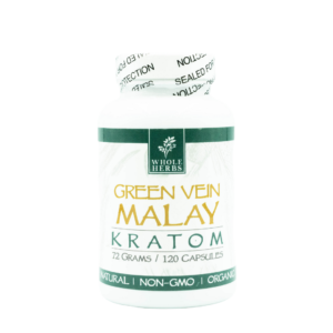 Whole Herbs Green Vein Malay Kratom Capsules