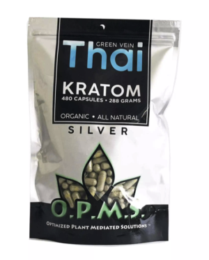 OPMS Silver Thai Kratom Capsules