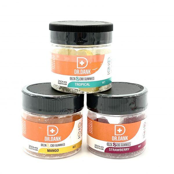 Dr. Dank Delta 8 Gummies (10PCS, 25MG Per Piece)