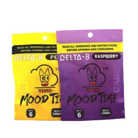 Mood Time Delta 8 Gummies (6PCS, 55MG Per Piece)