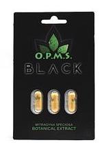 OPMS Black Kratom Capsules - 3 Pack